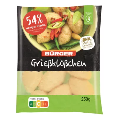 Grie&szlig;kl&ouml;&szlig;chen -  frisch (250g)