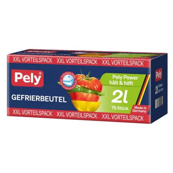 Pely Gefrierbeutel - 2 Liter (75Stk.)