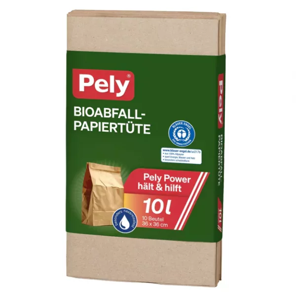 Pely Bio-Papiert&uuml;ten - 10 Liter (10Stk.)