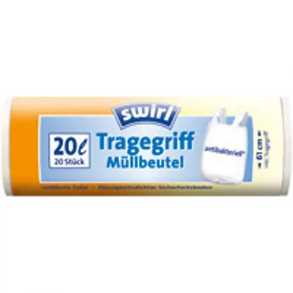 Swirl Tragegriff-M&uuml;llbeutel 20L (20Stk.)