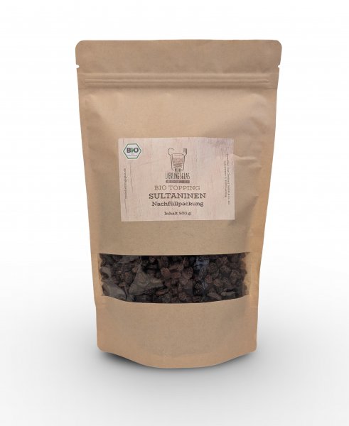 BIO Sultaninen - Nachf&uuml;llpackung (500g)