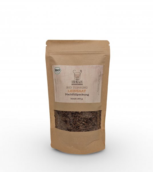 BIO Leinsaat - Nachf&uuml;llpackung (260g)