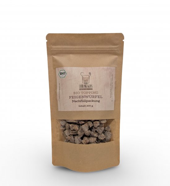 BIO Feigenw&uuml;rfel - Nachf&uuml;llpackung (200g)
