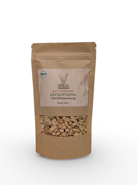BIO Apfelw&uuml;rfel - Nachf&uuml;llpackung (80g)