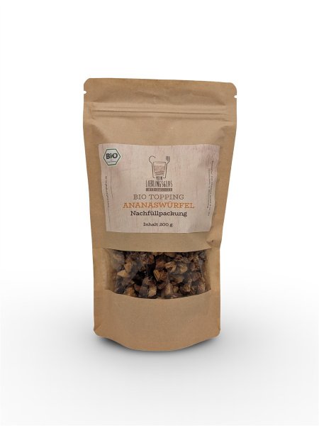 BIO Ananasw&uuml;rfel - Nachf&uuml;llpackung (200g)