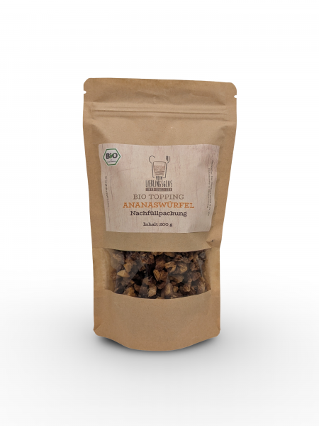 BIO Ananasw&uuml;rfel - Nachf&uuml;llpackung (200g)