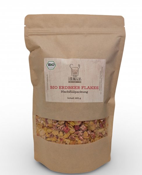 BIO Erdbeer Flakes - Nachf&uuml;llpackung (225g)