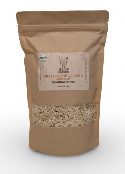 BIO Haferflocken Kleinblatt - Nachf&uuml;llpackung (570g)