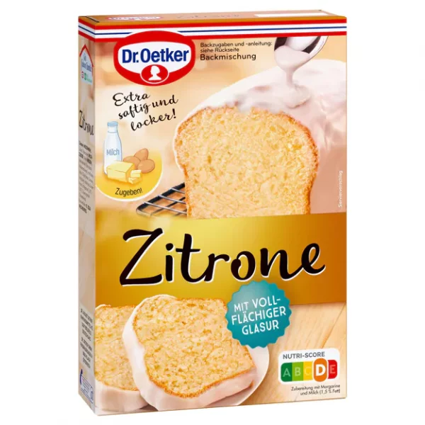 Dr. Oetker Backmischung - Zitronenkuchen (525g)