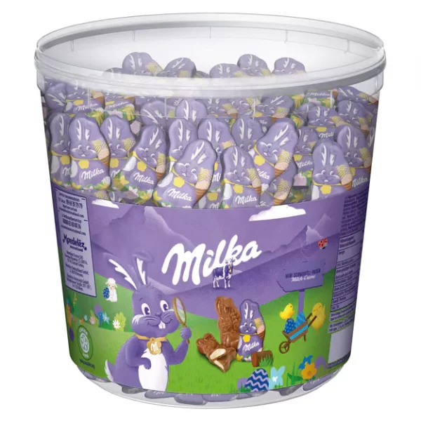 Milka Mini Schmunzelhasen - Milchcreme (175Stk.)
