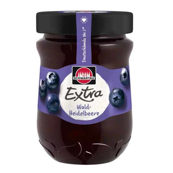 Schwartau Extra Fruchtaufstrich - Waldheidelbeere (340g)