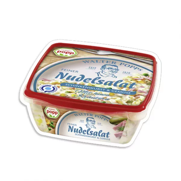 Popp Nudelsalat Schinkenwurst &amp; Gem&uuml;se (400g)