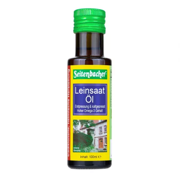 Seitenbacher Bio Leinsaat&ouml;l - kaltgepresst (100ml)