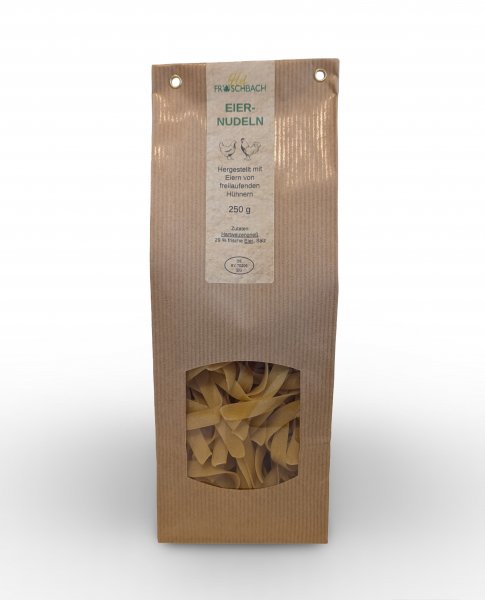Hof Froschbach Eiernudeln - breite Bandnudeln (250g)