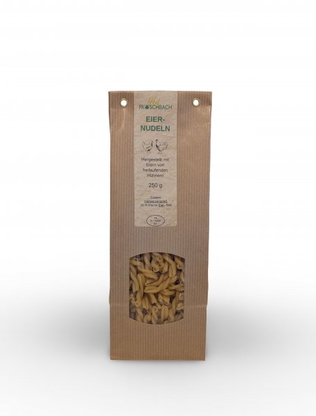 Hof Froschbach Eiernudeln - Z&ouml;pfli (250g)