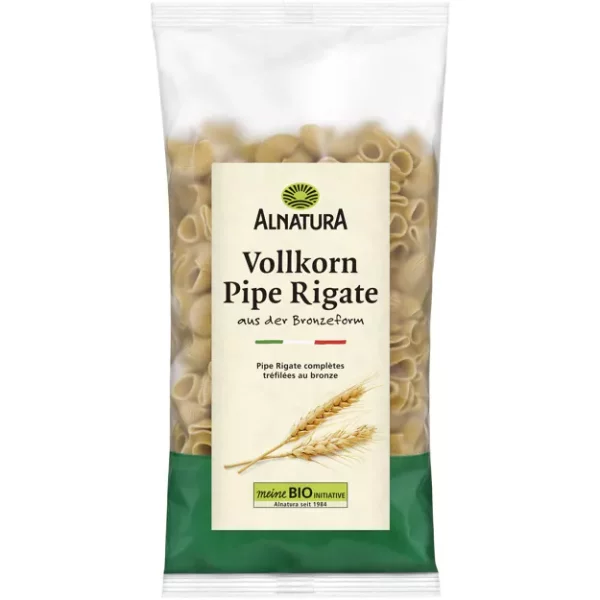 Alnatura Bio Vollkorn Pipe Rigatei (500g)