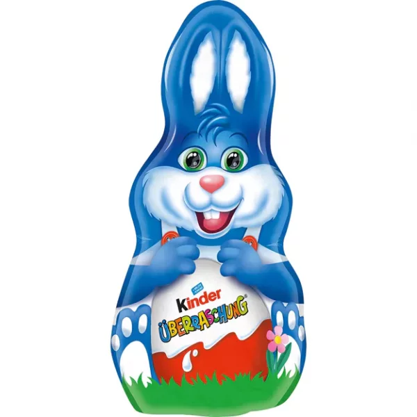 Kinder Schokolade Hase mit &Uuml;berraschung - blau (75g)