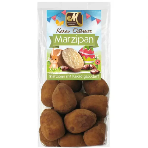 Odenw&auml;lder Marzipan Ostereier mit Kakao (150g)