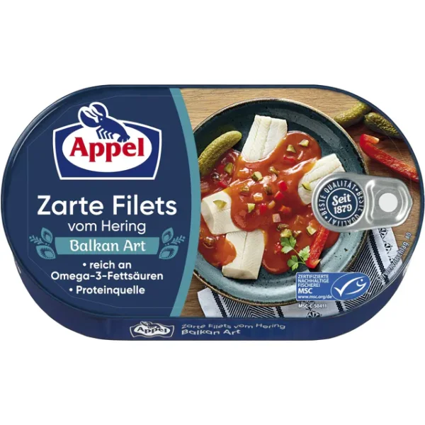Appel Heringsfilets Balkan Sauce (200g)