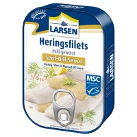 Heringsfilets in Senf-Dill-Sauce (110g)