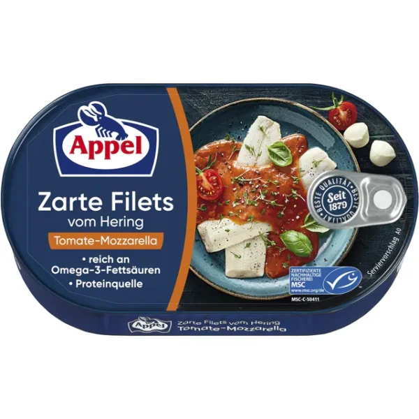 Appel Heringsfilet Tomate Mozzarela (200g)