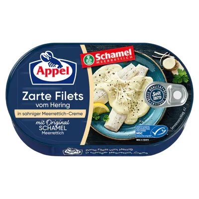 Appel Heringsfilets Meerrettich-Creme (200g)