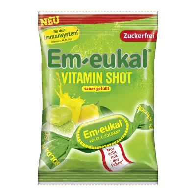 Em-eukal Vitamin Shot sauer gef&uuml;llt Zuckerfrei (75g)
