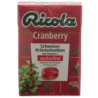 Ricola Cranberry Zuckerfrei (50g)
