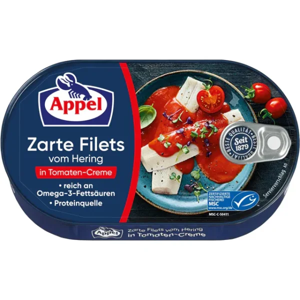 Appel Heringsfilet in Tomaten-Creme (200g)