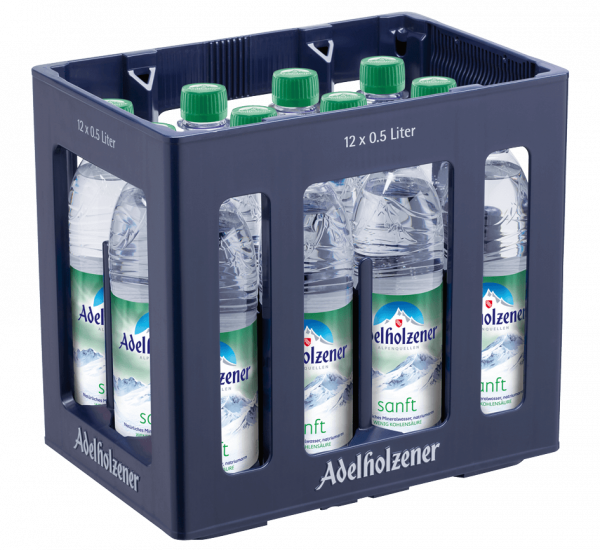Kasten Adelholzener Mineralwasser Sanft PET (12x0,5l)