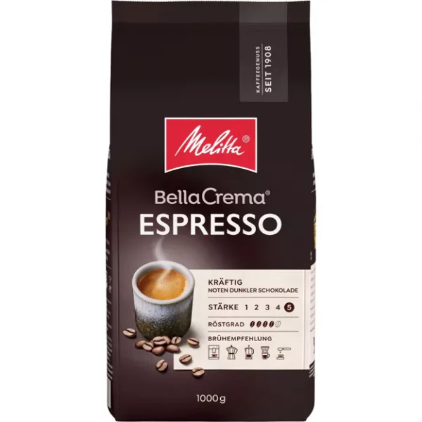 Melitta BellaCrema Espresso - ganze Bohne (1kg)