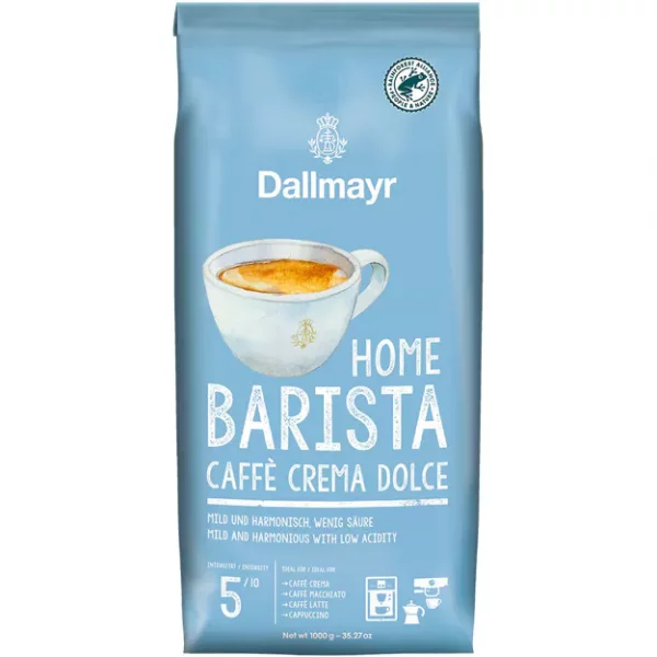 Dallmayr Home Barista Caff&egrave; Crema Dolce - ganze Bohne (1kg)