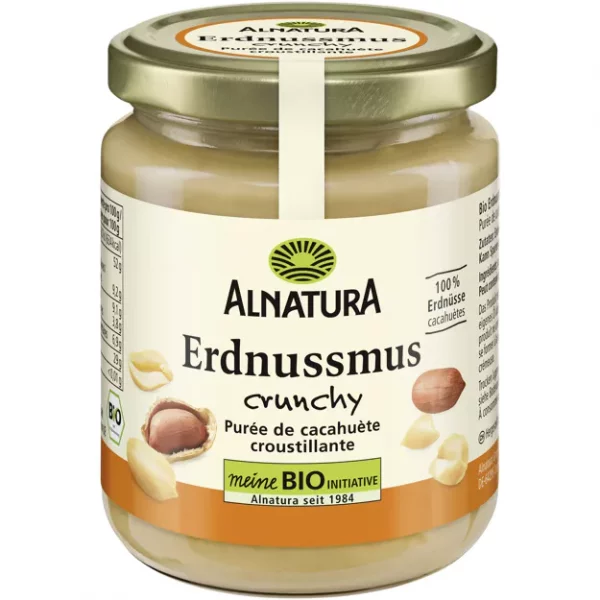 Alnatura Bio Erdnussmus - crunchy (250g)