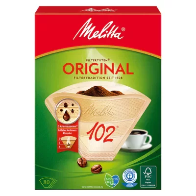 Melitta Filtert&uuml;ten - Gr&ouml;&szlig;e 102 (80Stk.)