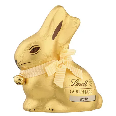 Lindt Goldhase weiss (100G)