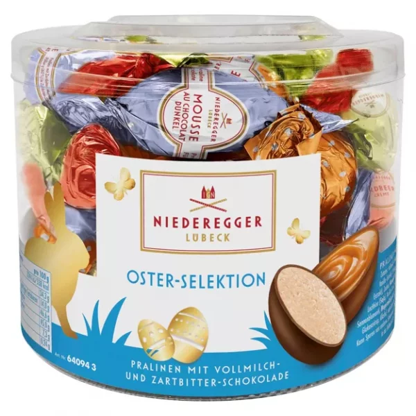 Niederegger Ostereier - Vollmilch- und Zartbitter (32Stk.)