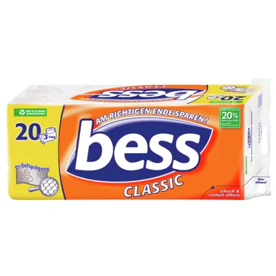 Bess Classic Toilettenpapier 3-lagig (20x180 Blatt)
