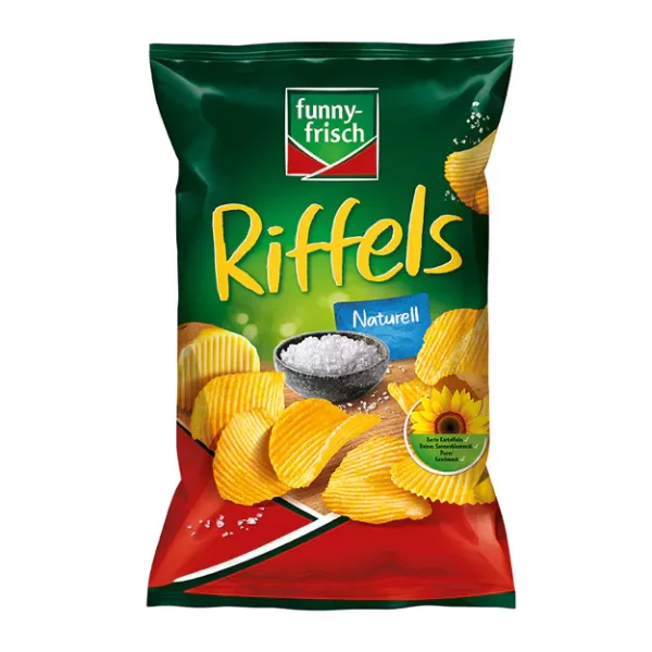 Funny-frisch Riffels Naturell gesalzen (150g)