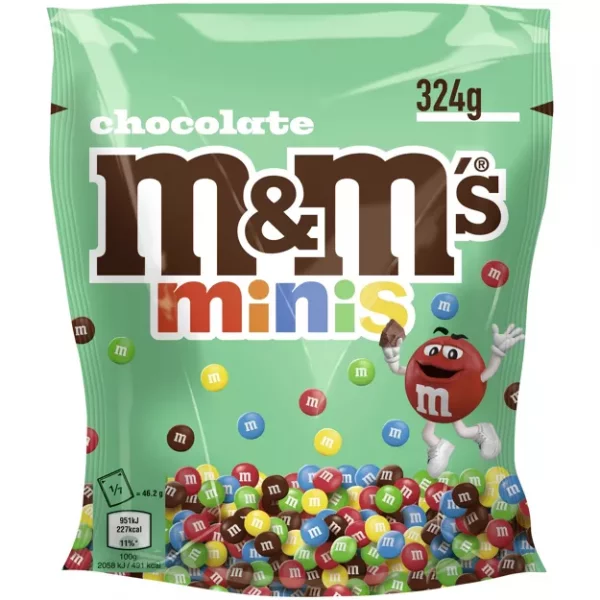 M&amp;M&acute;s Minis Chocolate (324g)
