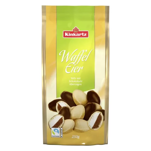 Kinkartz Waffeleier Zartbitter (250g)