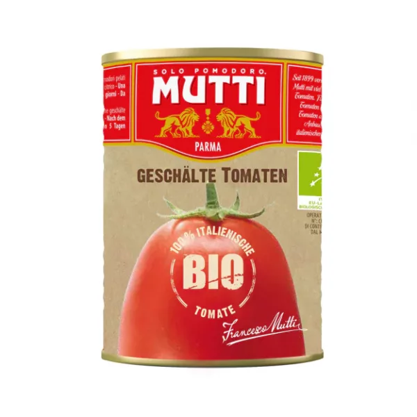 Mutti Bio gesch&auml;lte Tomaten (425ml)