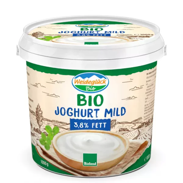 Weidegl&uuml;ck Bio Joghurt 3,8% (1kg)