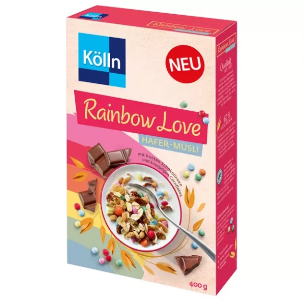 K&ouml;lln Rainbow Love Hafer M&uuml;sli (400g)