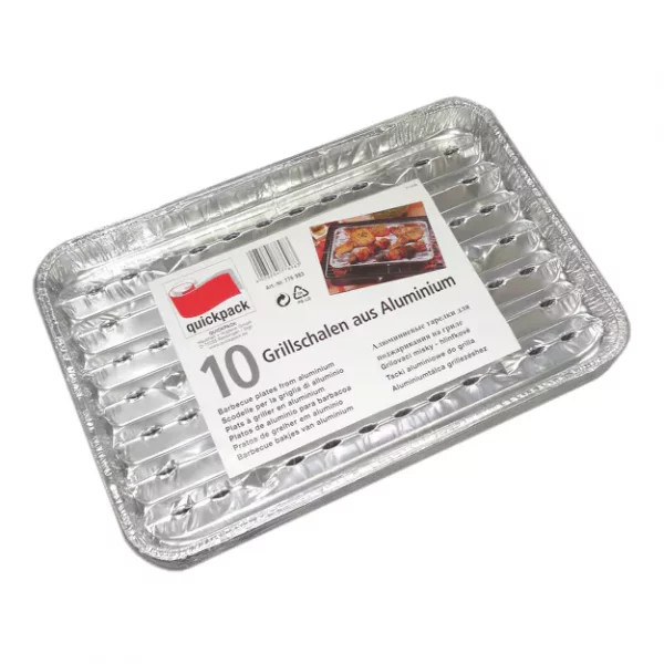 Quickpack Grillschale 34x22,5cm (10Stk.)