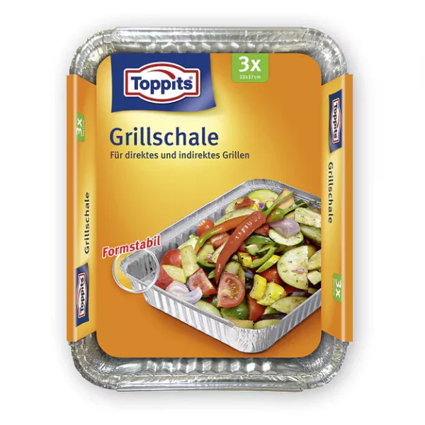 Toppits Grillschale (3Stk.)