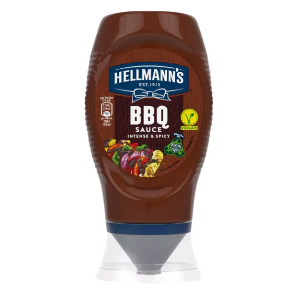 Hellmanns BBQ Sauce Intense &amp; Spicy (250ml)