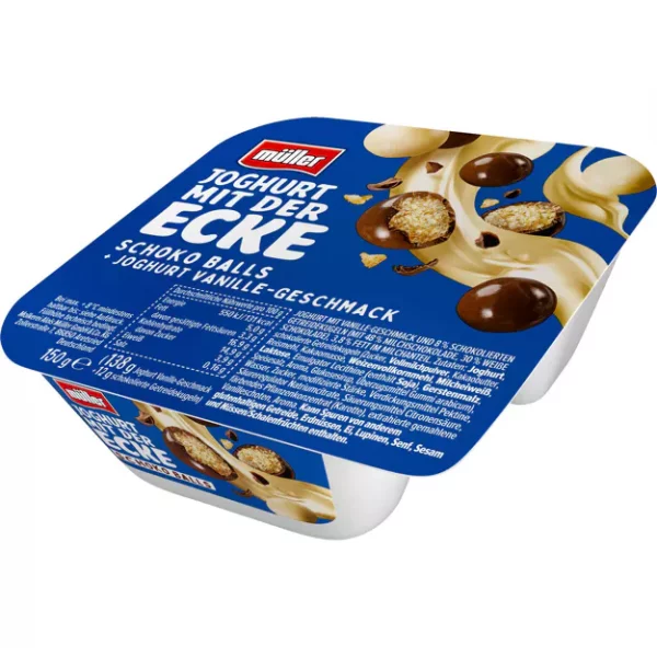 M&uuml;ller Joghurt mit der Ecke - Schoko Balls (150g)