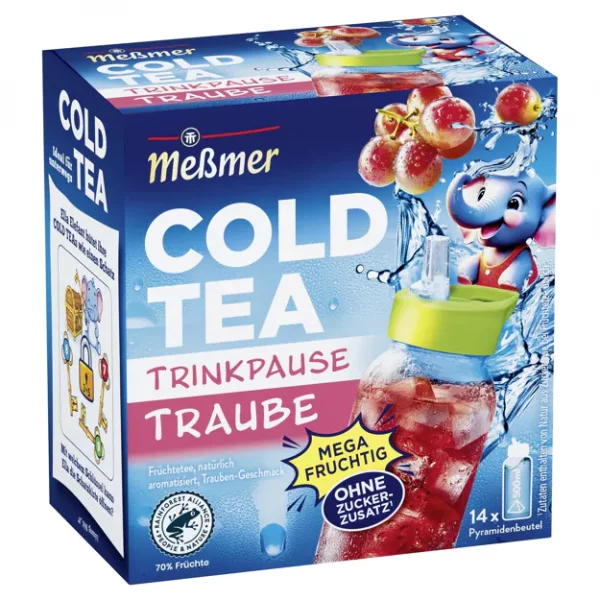 Me&szlig;mer Cold Tea Traube - zum kalt aufgie&szlig;en (14x2,75g)