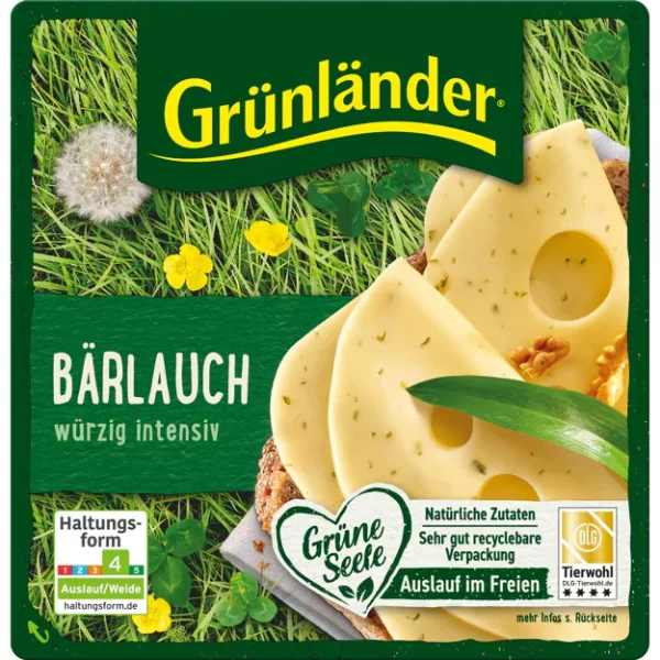 Gr&uuml;nl&auml;nder - B&auml;rlauch in Scheiben (140g)