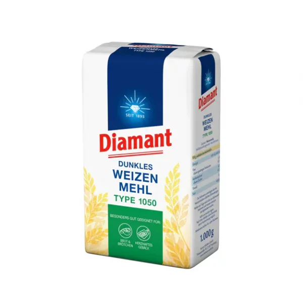 Diamant Dunkles Weizenmehl 1050 (1000g)